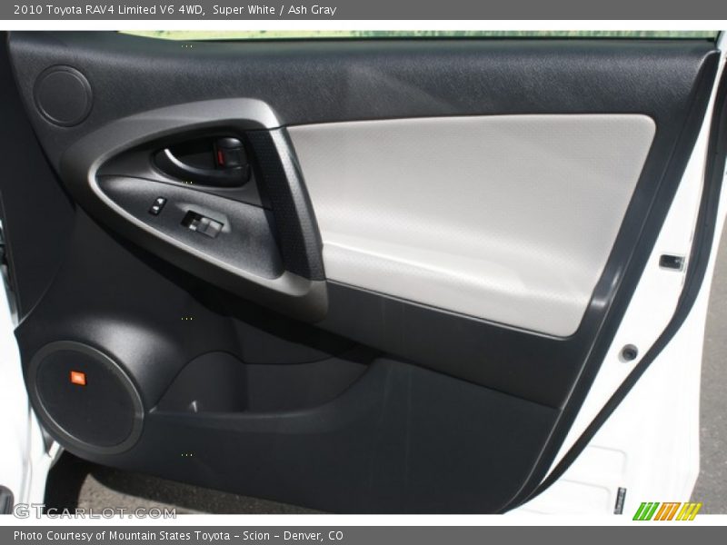 Super White / Ash Gray 2010 Toyota RAV4 Limited V6 4WD