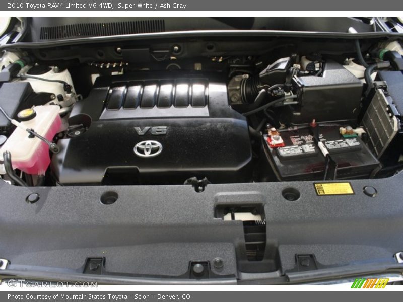 Super White / Ash Gray 2010 Toyota RAV4 Limited V6 4WD