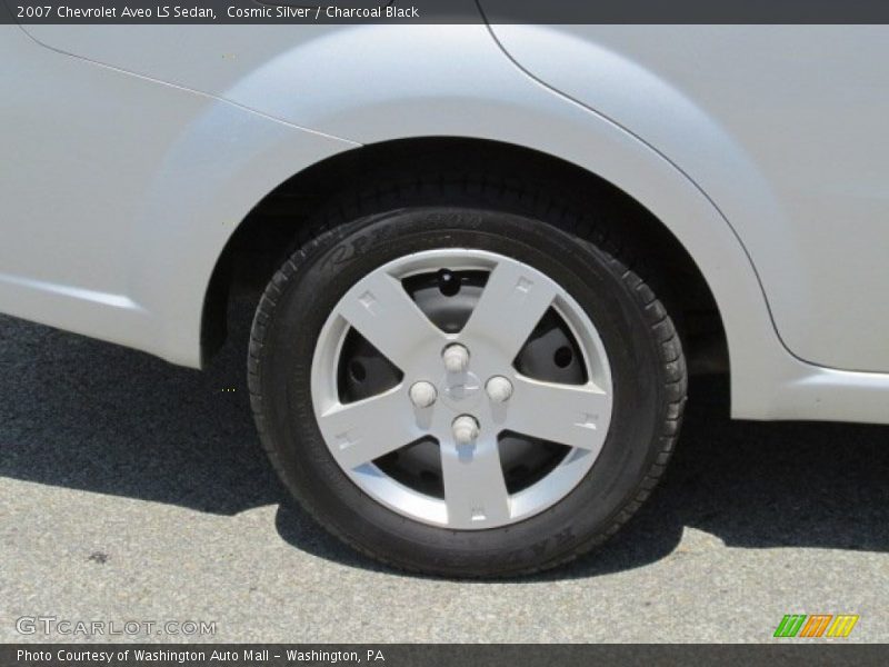 Cosmic Silver / Charcoal Black 2007 Chevrolet Aveo LS Sedan