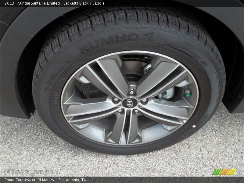 Becketts Black / Saddle 2013 Hyundai Santa Fe Limited
