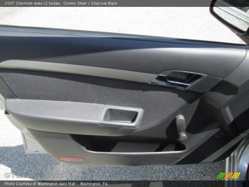 Cosmic Silver / Charcoal Black 2007 Chevrolet Aveo LS Sedan
