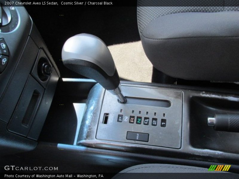 Cosmic Silver / Charcoal Black 2007 Chevrolet Aveo LS Sedan