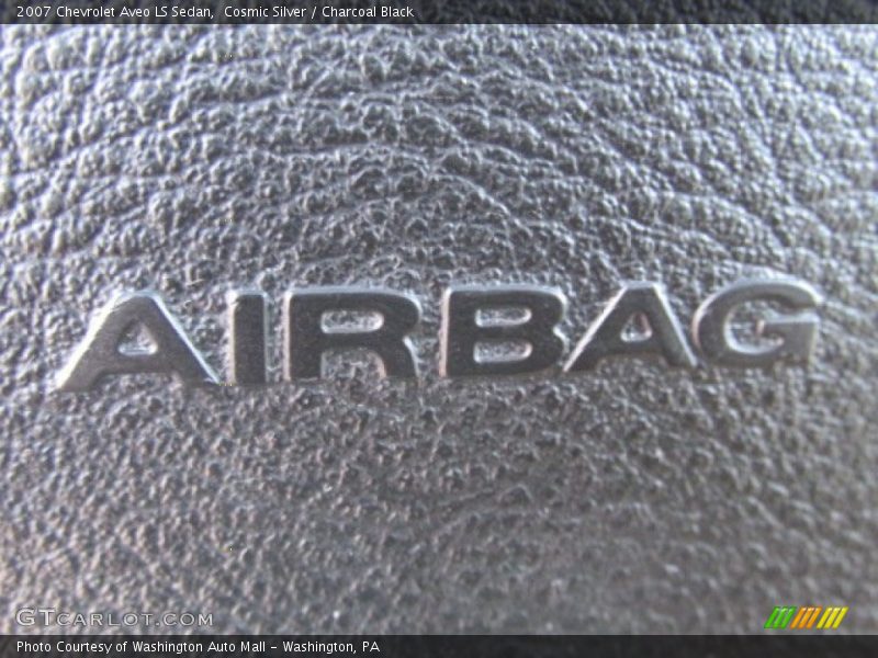 Cosmic Silver / Charcoal Black 2007 Chevrolet Aveo LS Sedan