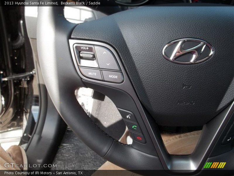 Becketts Black / Saddle 2013 Hyundai Santa Fe Limited