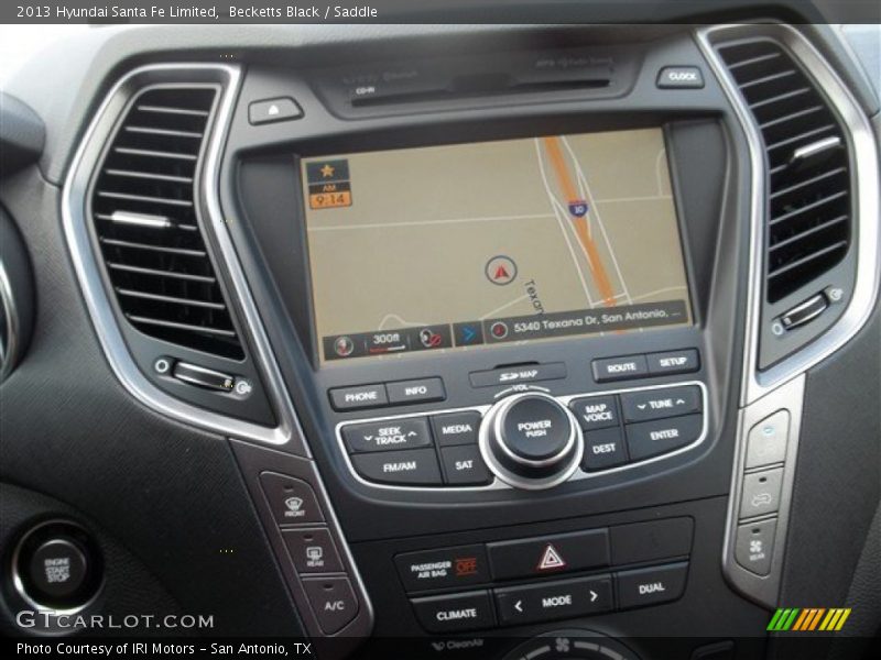 Becketts Black / Saddle 2013 Hyundai Santa Fe Limited