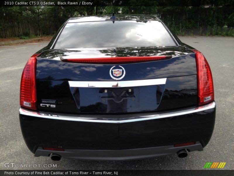 Black Raven / Ebony 2010 Cadillac CTS 3.0 Sedan