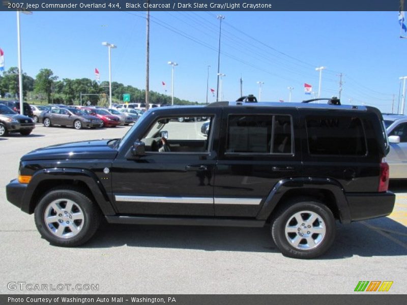 Black Clearcoat / Dark Slate Gray/Light Graystone 2007 Jeep Commander Overland 4x4