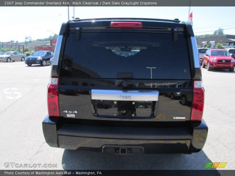 Black Clearcoat / Dark Slate Gray/Light Graystone 2007 Jeep Commander Overland 4x4