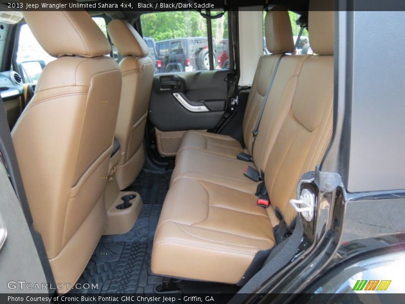 Black / Black/Dark Saddle 2013 Jeep Wrangler Unlimited Sahara 4x4