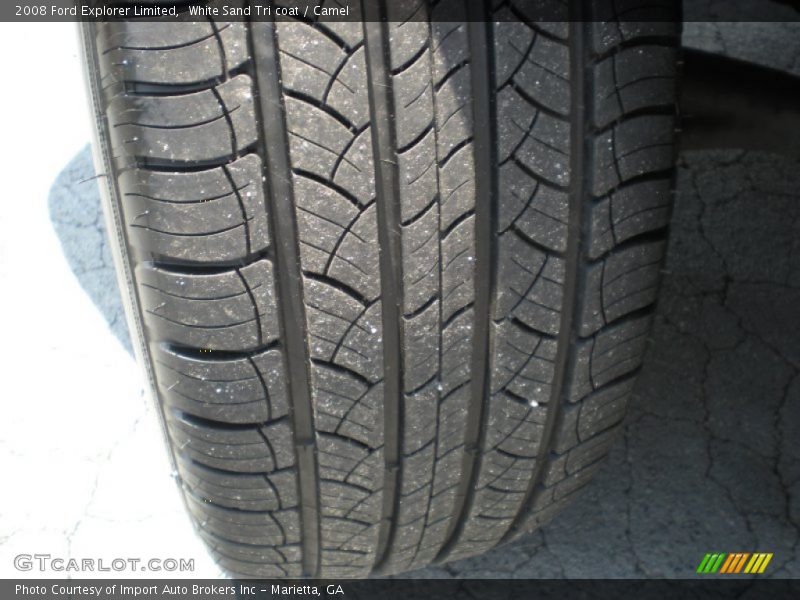 White Sand Tri coat / Camel 2008 Ford Explorer Limited