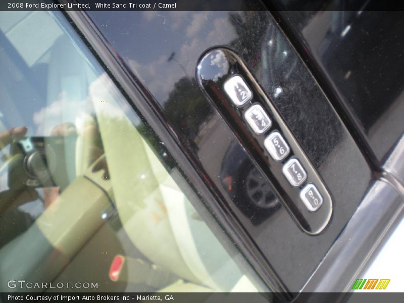 White Sand Tri coat / Camel 2008 Ford Explorer Limited
