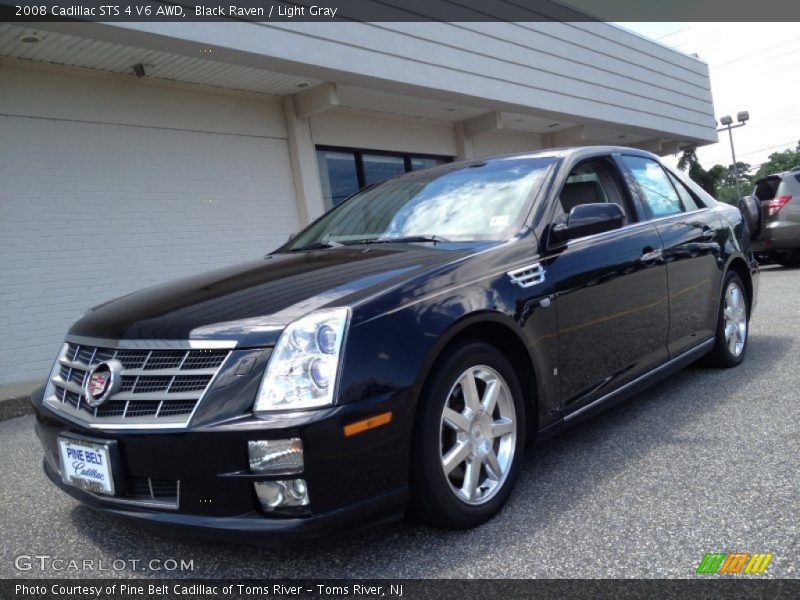 Black Raven / Light Gray 2008 Cadillac STS 4 V6 AWD