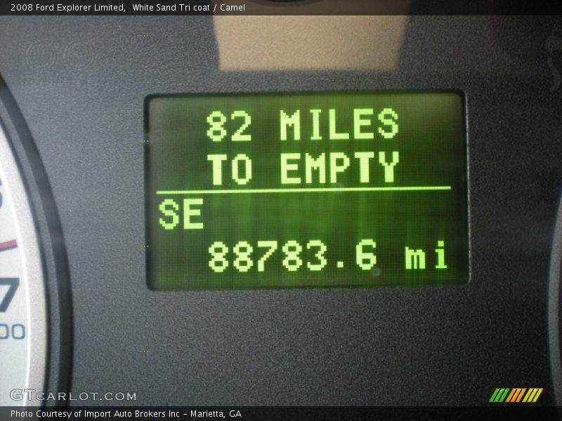 White Sand Tri coat / Camel 2008 Ford Explorer Limited