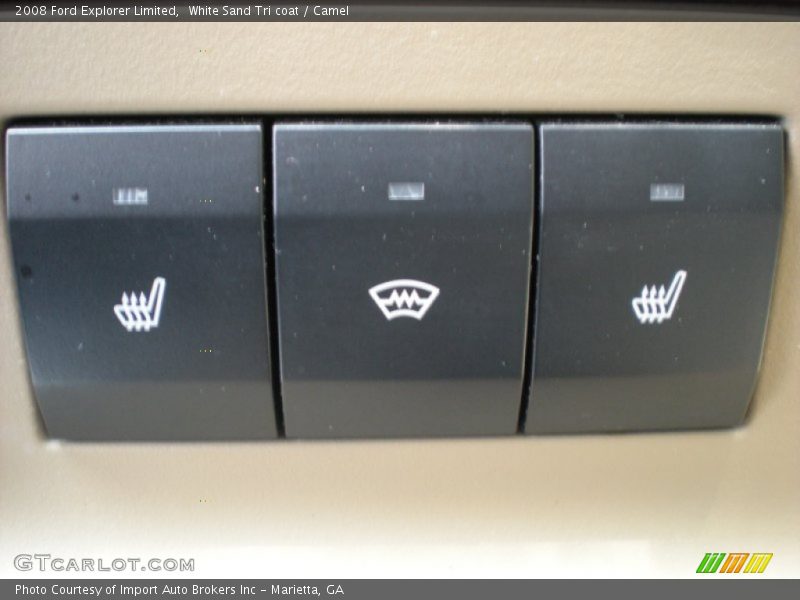 White Sand Tri coat / Camel 2008 Ford Explorer Limited