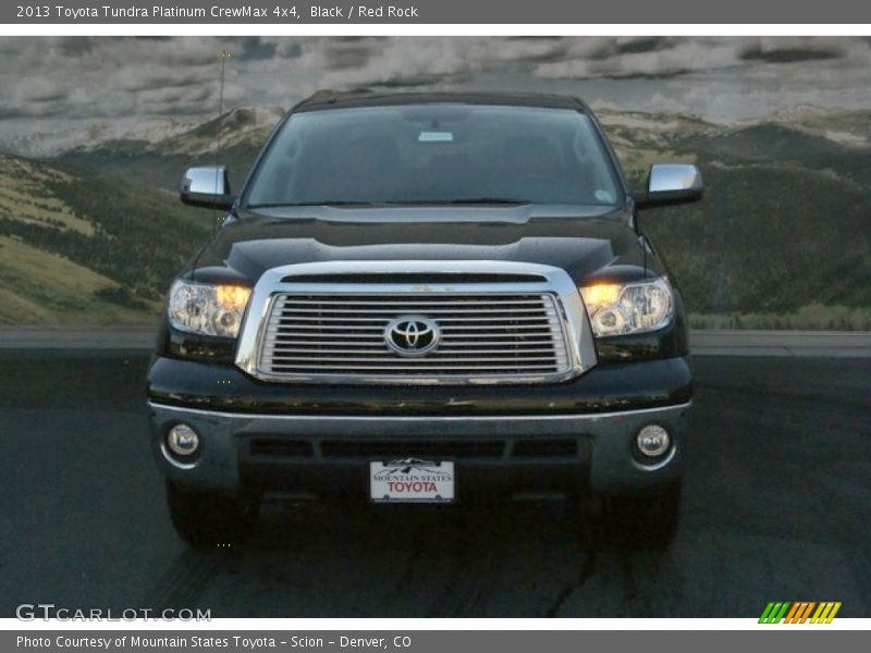 Black / Red Rock 2013 Toyota Tundra Platinum CrewMax 4x4