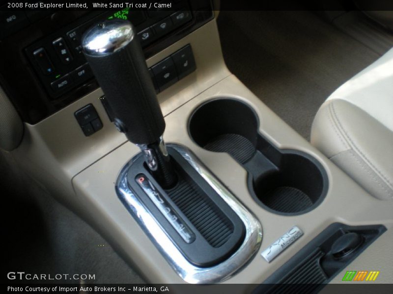 White Sand Tri coat / Camel 2008 Ford Explorer Limited
