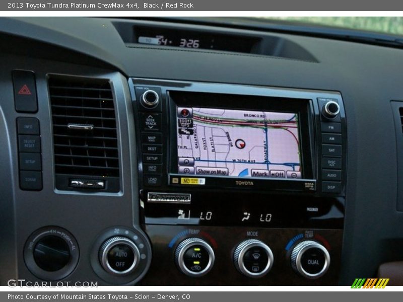 Black / Red Rock 2013 Toyota Tundra Platinum CrewMax 4x4