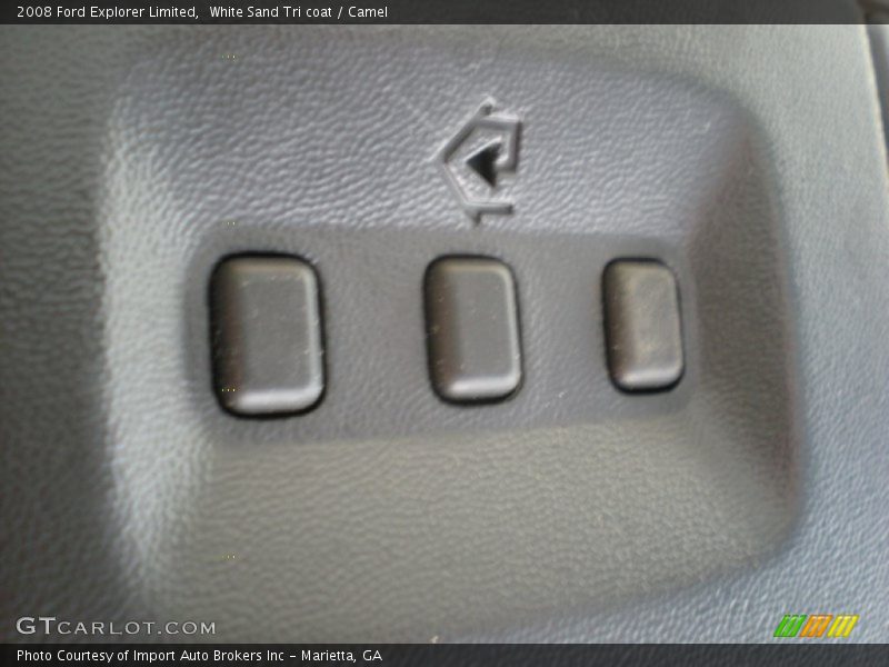 White Sand Tri coat / Camel 2008 Ford Explorer Limited