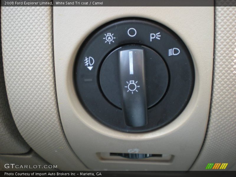 White Sand Tri coat / Camel 2008 Ford Explorer Limited