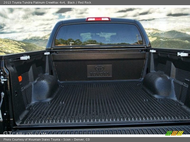 Black / Red Rock 2013 Toyota Tundra Platinum CrewMax 4x4