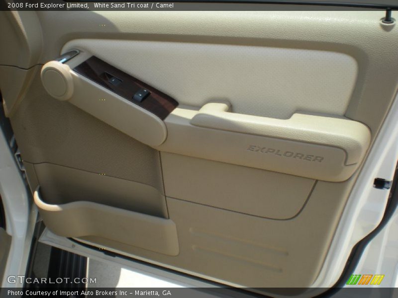White Sand Tri coat / Camel 2008 Ford Explorer Limited