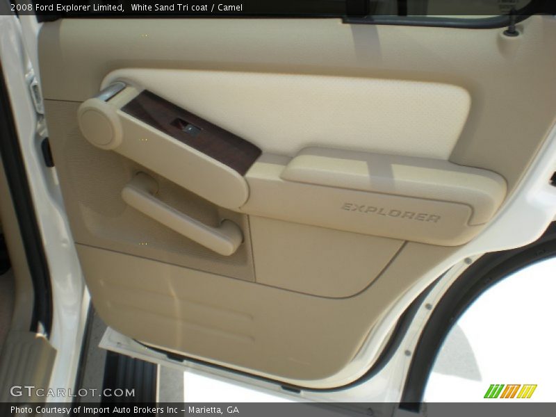 White Sand Tri coat / Camel 2008 Ford Explorer Limited