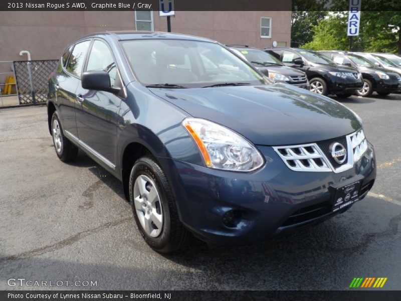 Graphite Blue / Gray 2013 Nissan Rogue S AWD