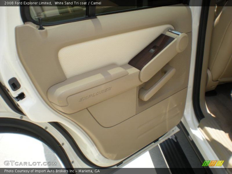 White Sand Tri coat / Camel 2008 Ford Explorer Limited