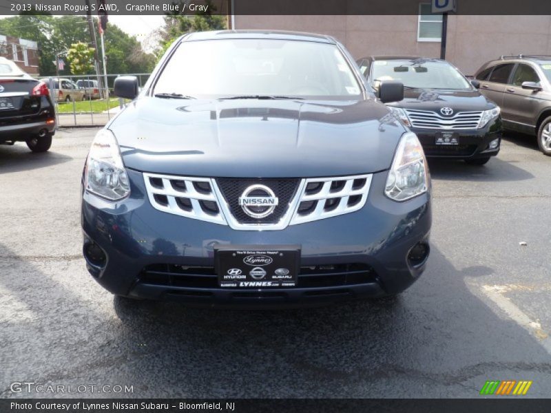 Graphite Blue / Gray 2013 Nissan Rogue S AWD