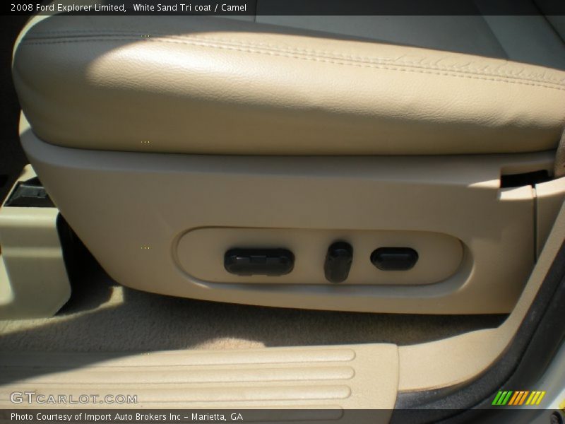 White Sand Tri coat / Camel 2008 Ford Explorer Limited