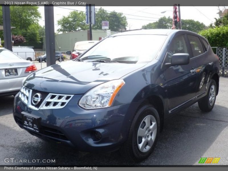 Graphite Blue / Gray 2013 Nissan Rogue S AWD