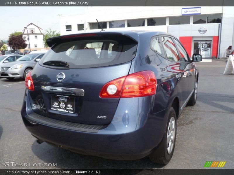 Graphite Blue / Gray 2013 Nissan Rogue S AWD