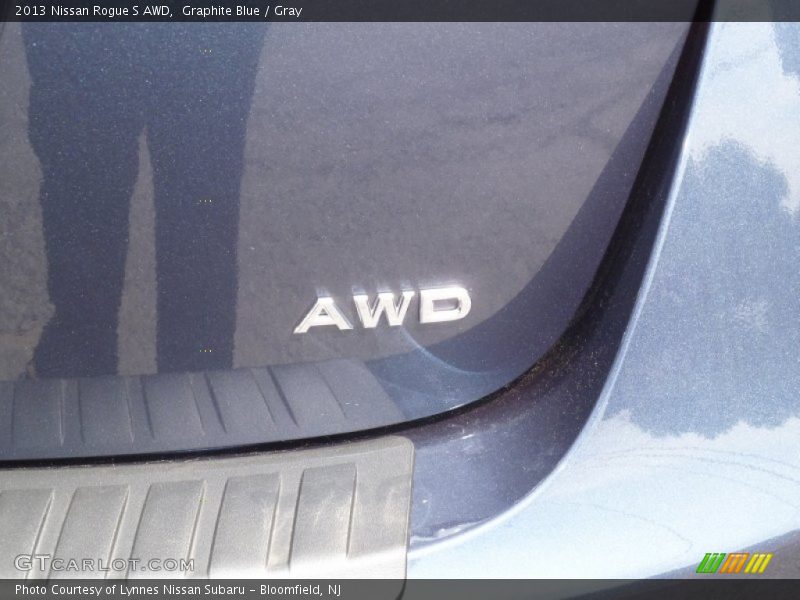 Graphite Blue / Gray 2013 Nissan Rogue S AWD