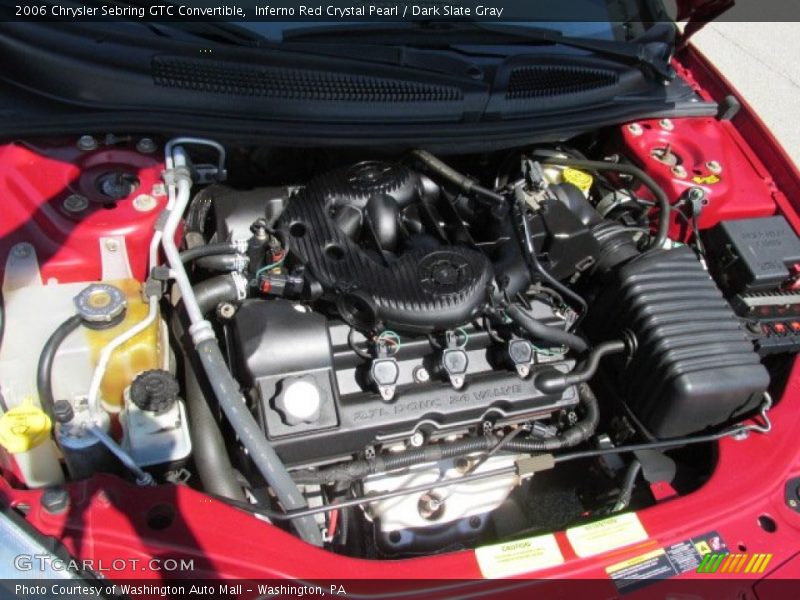 Inferno Red Crystal Pearl / Dark Slate Gray 2006 Chrysler Sebring GTC Convertible
