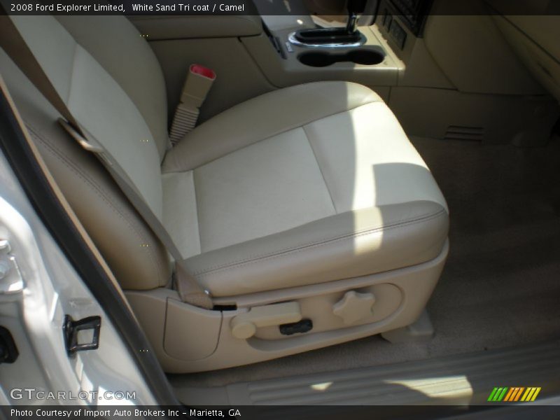 White Sand Tri coat / Camel 2008 Ford Explorer Limited
