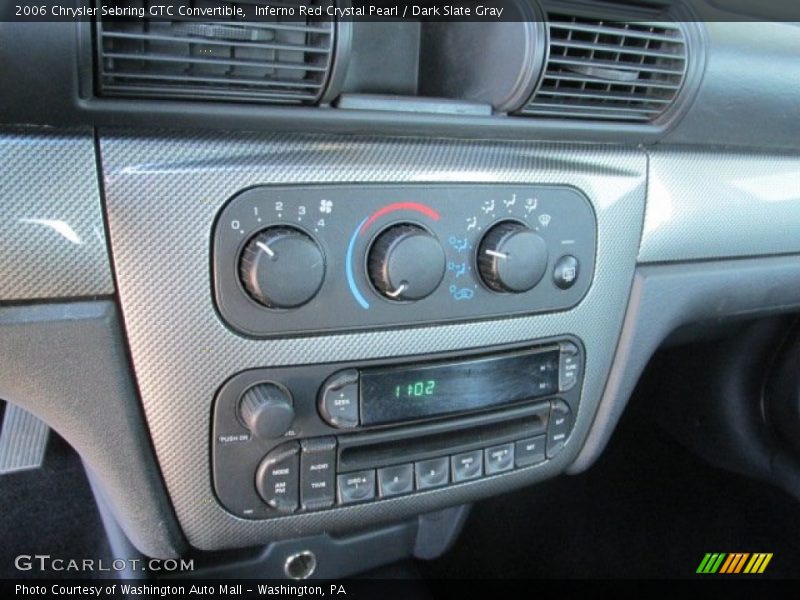 Inferno Red Crystal Pearl / Dark Slate Gray 2006 Chrysler Sebring GTC Convertible
