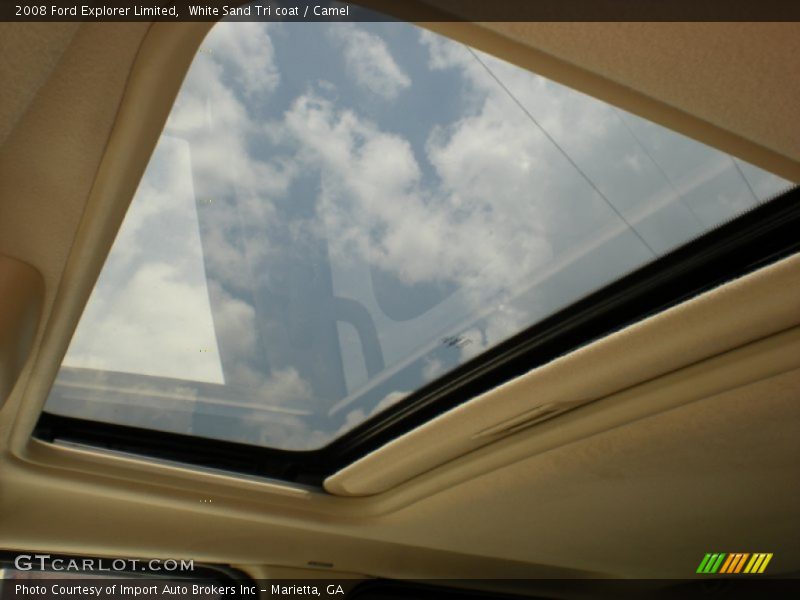 White Sand Tri coat / Camel 2008 Ford Explorer Limited