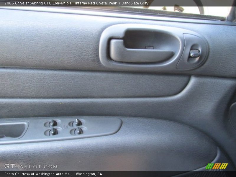 Inferno Red Crystal Pearl / Dark Slate Gray 2006 Chrysler Sebring GTC Convertible