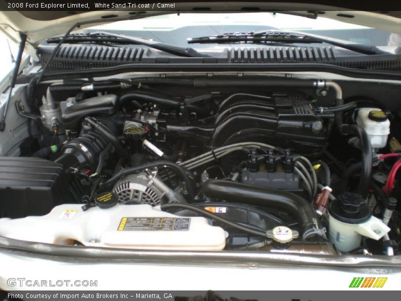 White Sand Tri coat / Camel 2008 Ford Explorer Limited