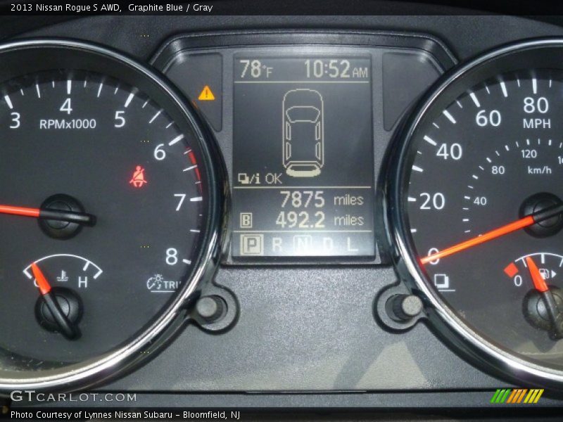 Graphite Blue / Gray 2013 Nissan Rogue S AWD