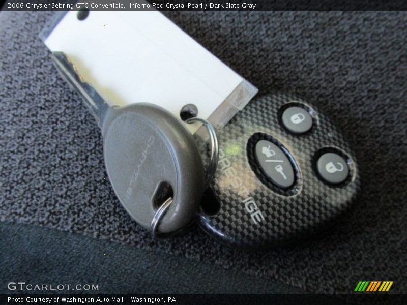 Keys of 2006 Sebring GTC Convertible