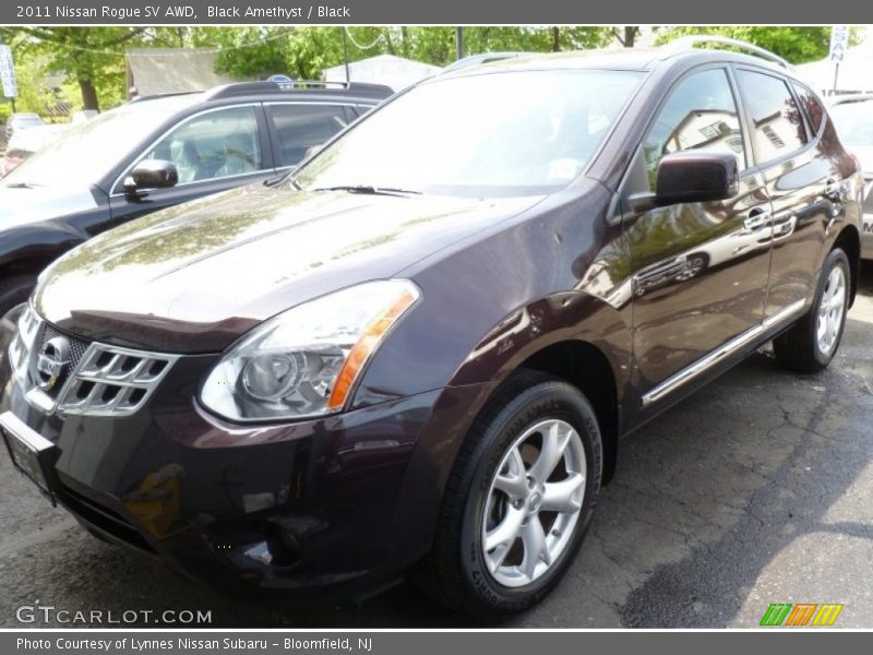 Black Amethyst / Black 2011 Nissan Rogue SV AWD