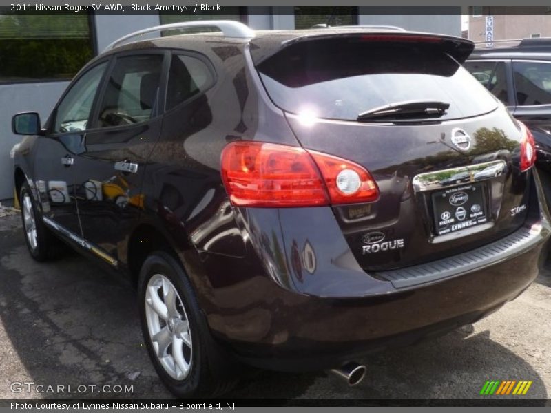 Black Amethyst / Black 2011 Nissan Rogue SV AWD