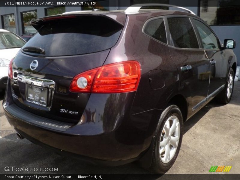 Black Amethyst / Black 2011 Nissan Rogue SV AWD