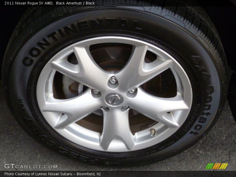 Black Amethyst / Black 2011 Nissan Rogue SV AWD