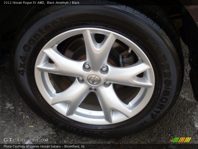 Black Amethyst / Black 2011 Nissan Rogue SV AWD