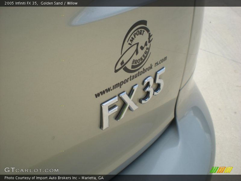 Golden Sand / Willow 2005 Infiniti FX 35
