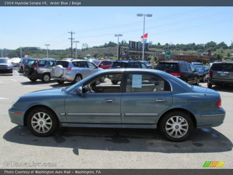 Ardor Blue / Beige 2004 Hyundai Sonata V6