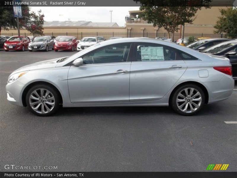 Radiant Silver / Gray 2013 Hyundai Sonata SE