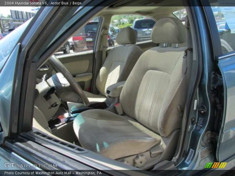 Ardor Blue / Beige 2004 Hyundai Sonata V6